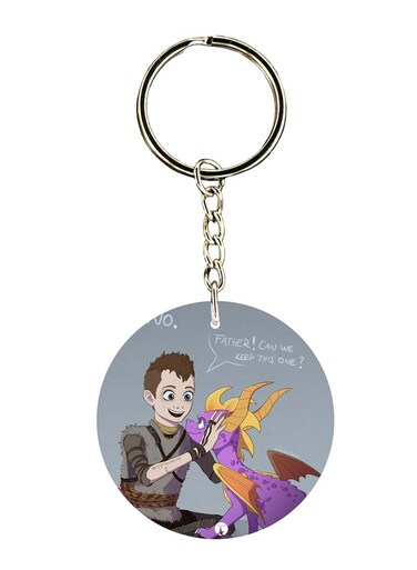 Video Game Printed Keychain