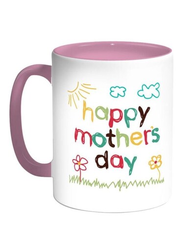 Happy Mothers Day Printed Coffee Mug Multicolour 12ounce