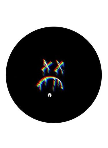 A Sad Face Printed Fridge Magnet Multicolour