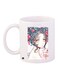 Anime Girl Printed Coffee Mug White/Beige/Grey 11ounce