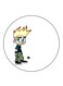 Johnny Test Printed Fridge Magnet Round Multicolour
