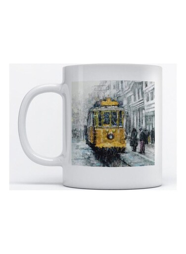 Mug Train For Coffee And Tea White
