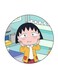 Anime Chibi Maruko Chan Printed Fridge Magnet Multicolour
