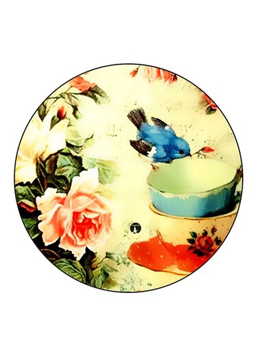 Vintage Art Printed Fridge Magnet Multicolour