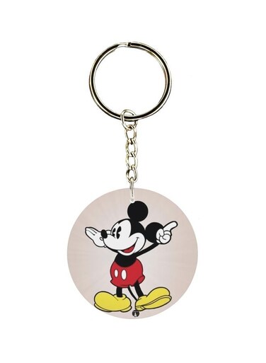 Mickey Mouse Cartoon Printed Keychain
