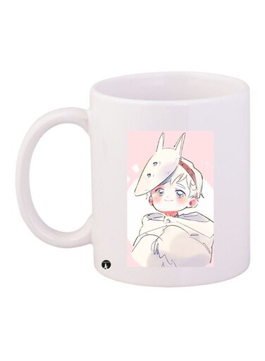 Boy Printed Coffee Mug White/Pink/Grey
