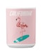 Premium Printed Ceramic Coffee Mug White/Pink 350ml