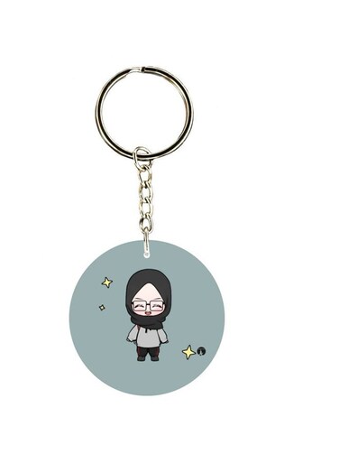 Cartoon Printed Keychain