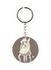 Cartoon Girl Printed Keychain