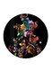 Character Printed Fridge Magnet Multicolour 5.5 x 5.5cm