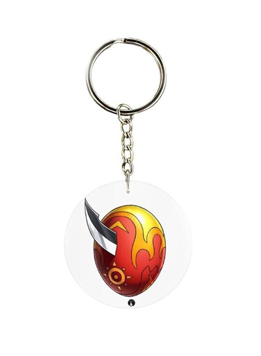 The Anime Digimon Printed Keychain