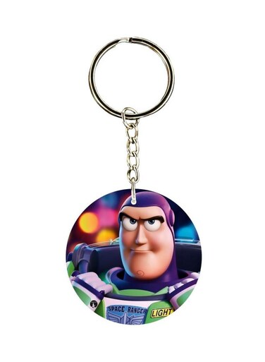 Cartoon Printed Dual Sided Keychain