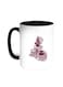 Coffee Time Printed Coffee Mug Black White 11 ounce