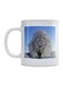Tree Lion Printed Mug White/Blue/Grey
