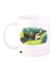 Sonic Printed Mug White/Brown/Green Standard Size