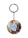 Cartoon Girl Printed Keychain