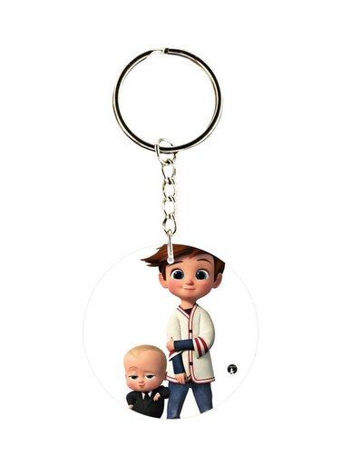 Cartoon Charecter Printed Key Chain