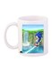 Sonic Printed Mug White/Blue/Green Standard Size