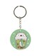 Double Sided Bear Themed Printed Keychain