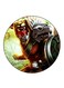 Smite Printed Fridge Magnet Round Multicolour