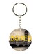 Double Sided TV Show Sherlock Printed Keychain