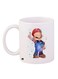 Cartoon Printed Ceramic Coffee Mug White/Blue/Red