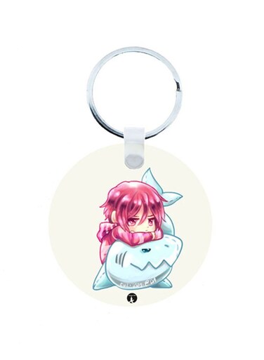 Anime Free Wooden Keychain