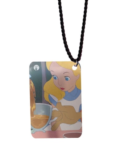 Disney Cartoon Printed Car Mirror Pendant