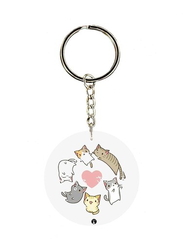 Cats Key Chain