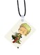 2-In-1 One Piece Printed Wooden Keychain White/Green/Brown
