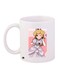 Girl Printed Coffee Mug White/Pink/Yellow 11ounce