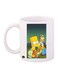 The Simpsons Printed Mug White/Yellow/Red