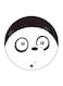 A Panda Printed Fridge Magnet White/Black