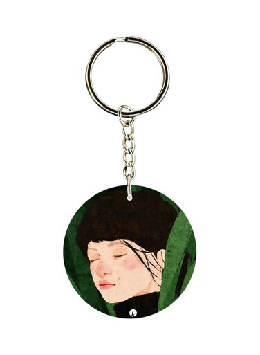 One Side Printed Keychain