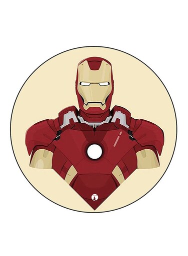 Iron Man Printed Fridge Magnet Multicolour