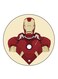 Iron Man Printed Fridge Magnet Multicolour