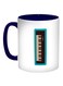 Musical Instrument - Piano Printed Coffee Mug Blue/Brown/White