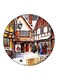 Vintage Art Printed Fridge Magnet Multicolour