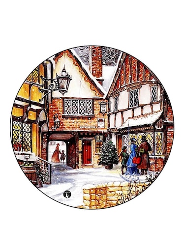 Vintage Art Printed Fridge Magnet Multicolour
