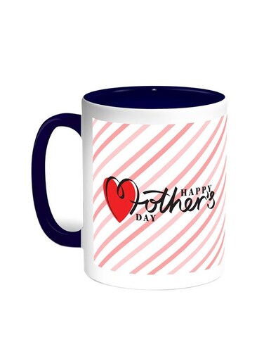 Happy Mother's Day Printed Coffee Mug Blue/White 11ounce