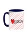 Happy Mother's Day Printed Coffee Mug Blue/White 11ounce