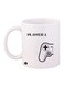 Game Controller Printed Coffee Mug White/Black