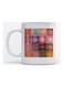 Mug Patchwork for Coffee and Tea White
