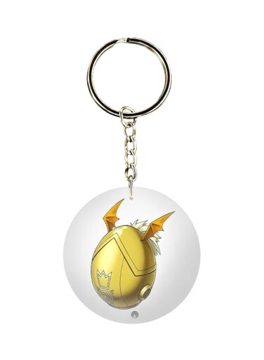 Anime Digimon Printed Keychain