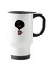Word Printed Travel Mug White 13centimeter