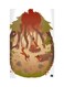 Printed Fridge Magnet Multicolour 8.5x0.4x5.5cm