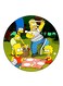 Simpsons Printed Fridge Magnet Multicolour
