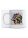 Mug Lion for Coffee and Tea White