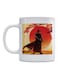 Red Dead Game Character Printed Mug White/Red/Black