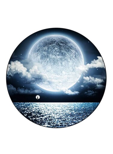 Moon Printed Fridge Magnet Multicolour